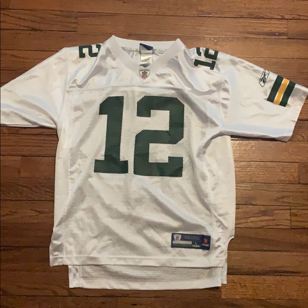 Kids Large Aaron Rodgers Jersey